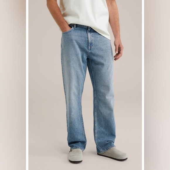 ASOS Light Blue Straight Men's Jeans W31 L32 - Picture 1 of 12